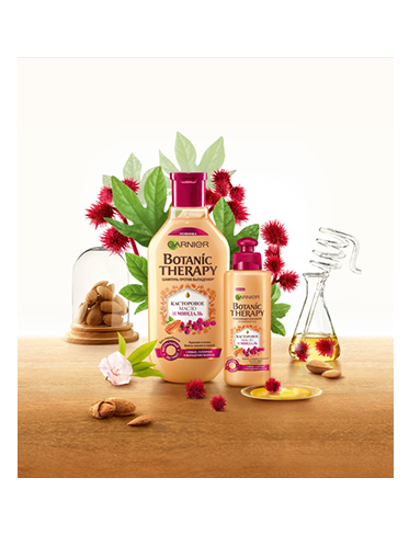 Garnier Botanic Therapy Касторовое масло и миндаль Шампунь против выпадения волос 250 мл - 5